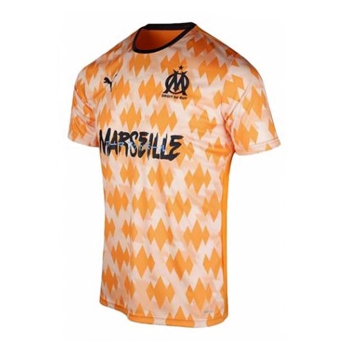 Thailand Trikot Marseille Influence Orange White Fussballtrikots Günstig